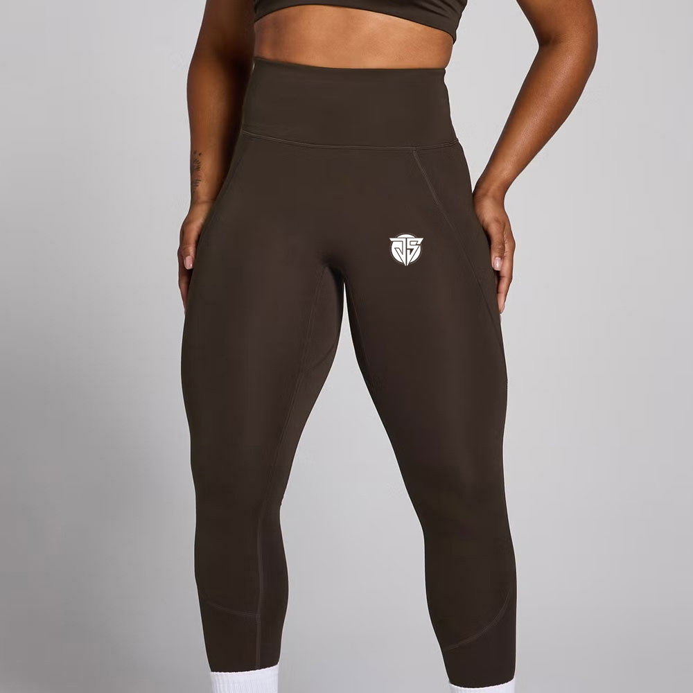 Graphic Training Leggings – Coffee