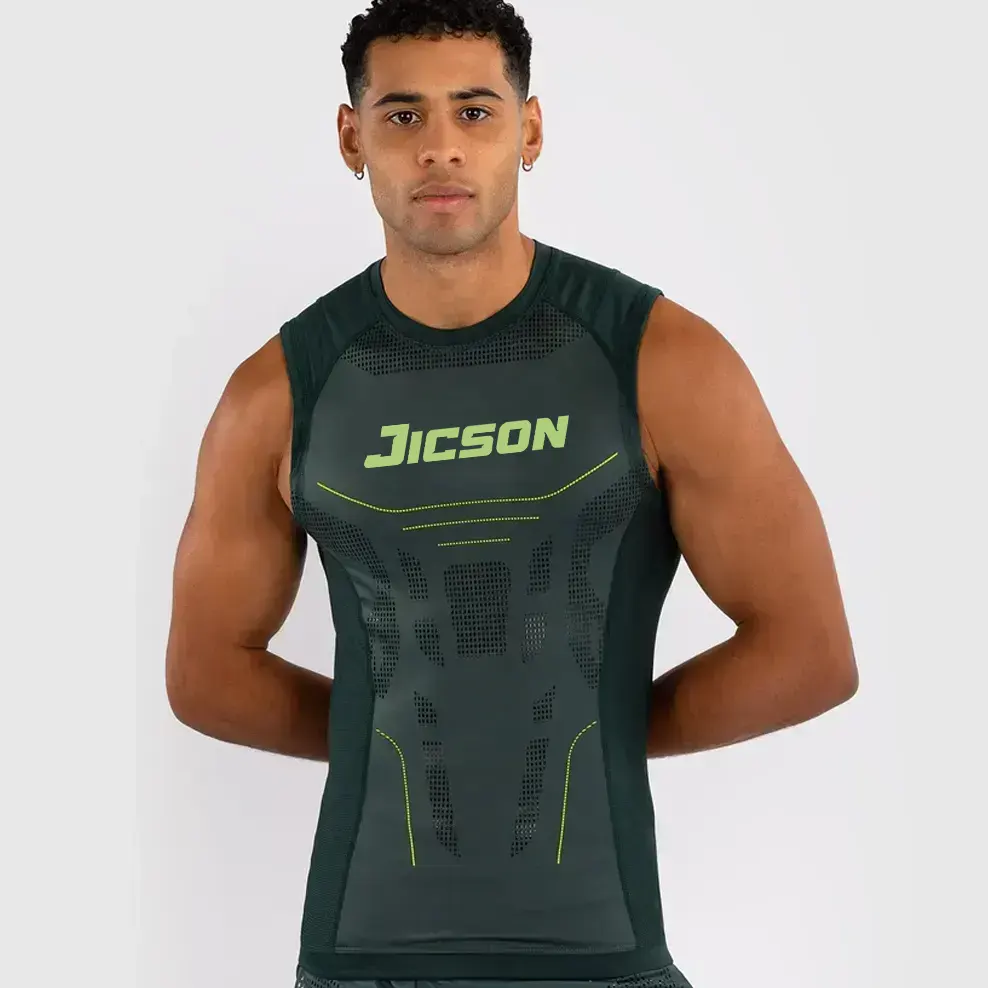 Sleeveless Rashguard – Forest Green